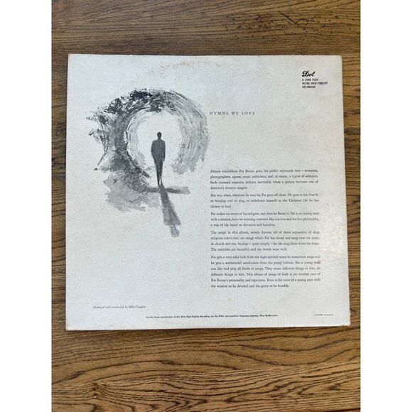 Pat Boone Hymns We Love Vinyl Record LP 33 1/3 RPM Ultra High Fidelity DLP 3068 - Picture 5 of 5